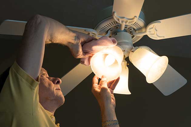 Dust Ceiling Fans