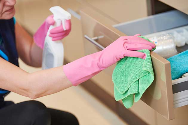 Clean Out Cabinets