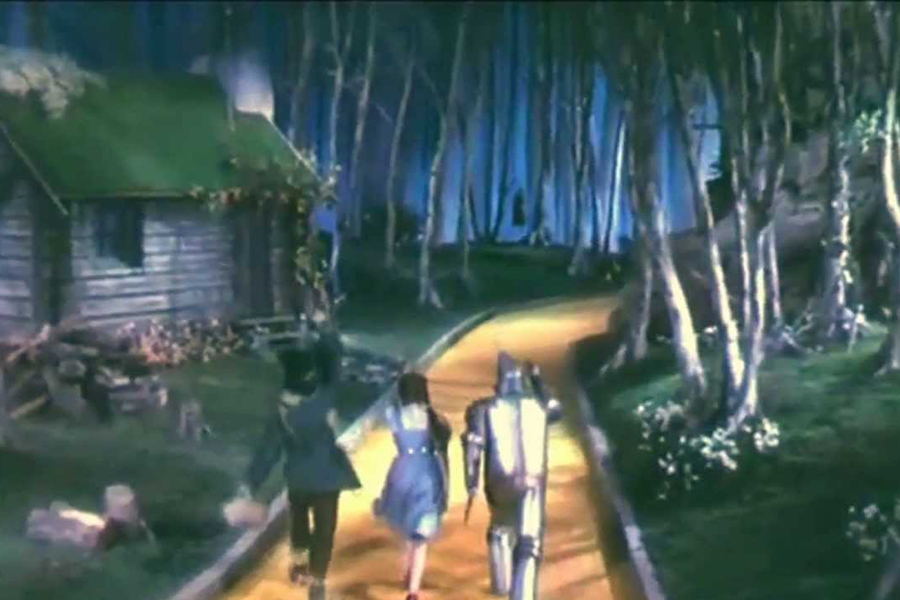 The Wizard of Oz's Hanging Munchkin