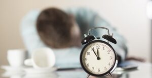 A man fails at his new years resolutions