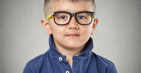 boy with lazy eye