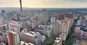 View of cityscape. Cost of living.