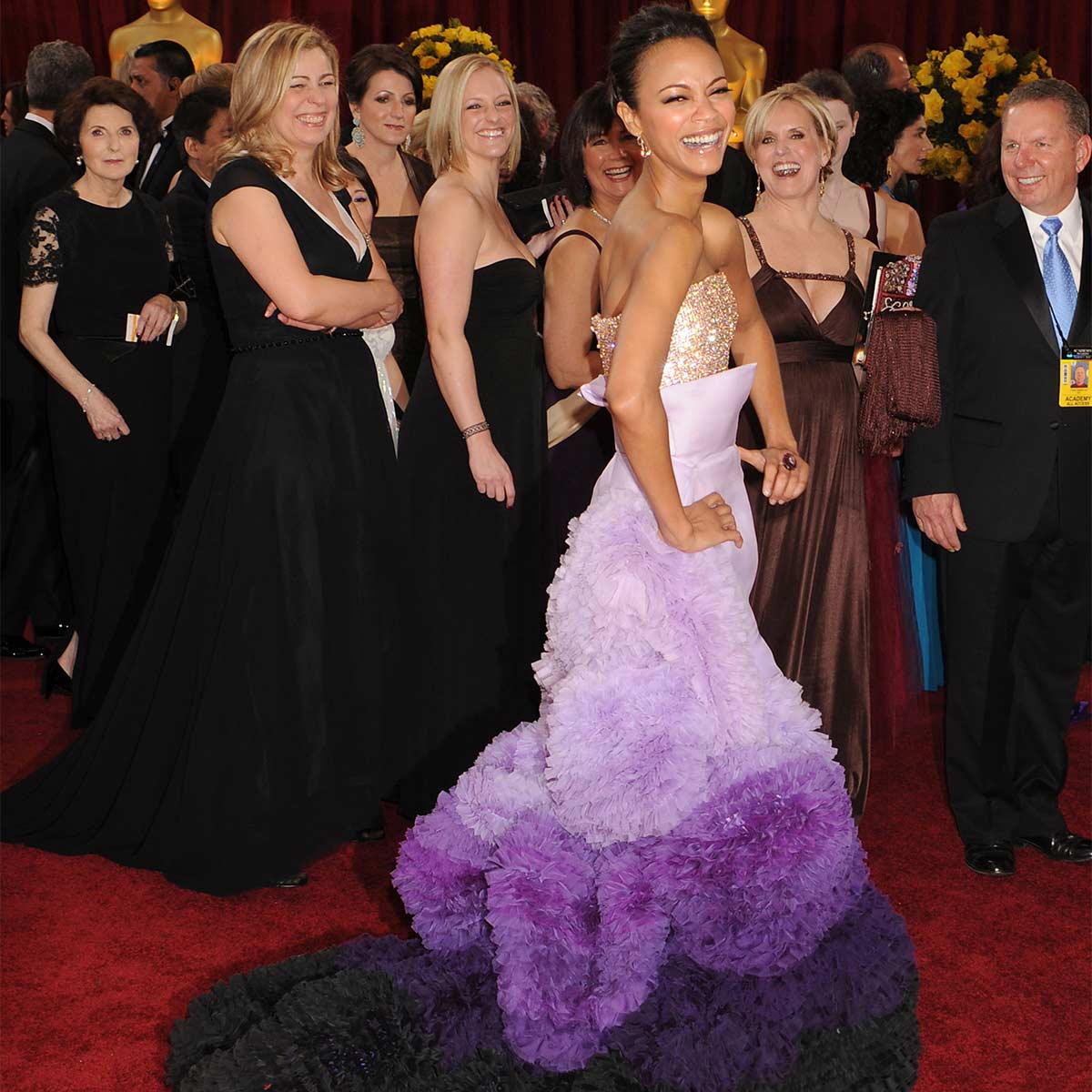 Zoe Saldana's Prom Dress