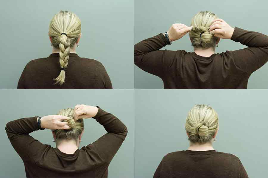 Low, Knotted Bun