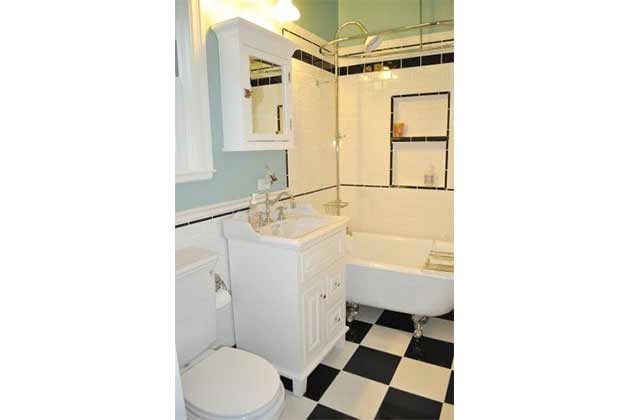 Checkered Bathroom Tile