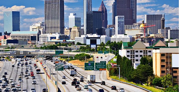 city with bad traffic