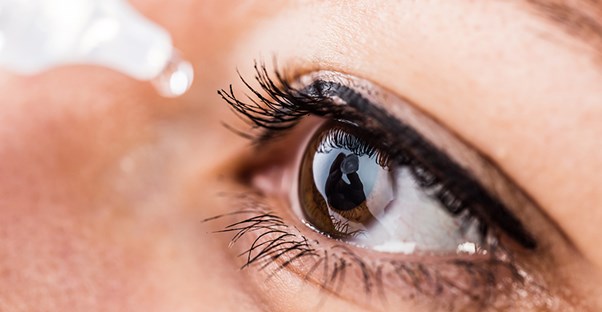 Eye drops for glaucoma.