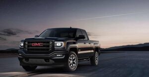 a black gmc sierra 1500 truck