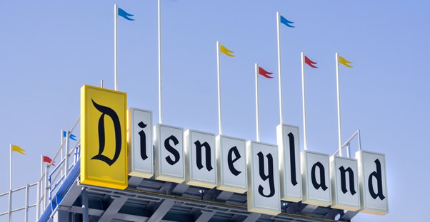 a disneyland sign