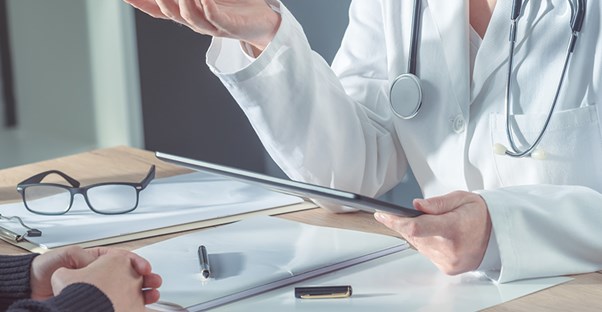 consulting doctor. stomach cancer stages