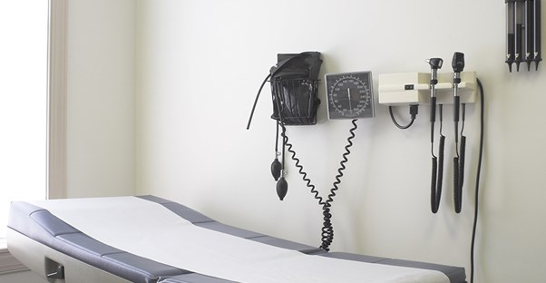 doctors room. signs of ALS