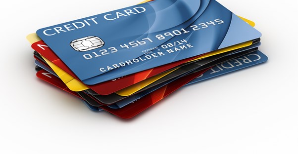 Stack of credit cards