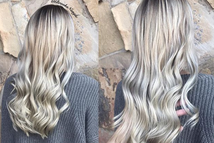 Icy Blonde Balayage