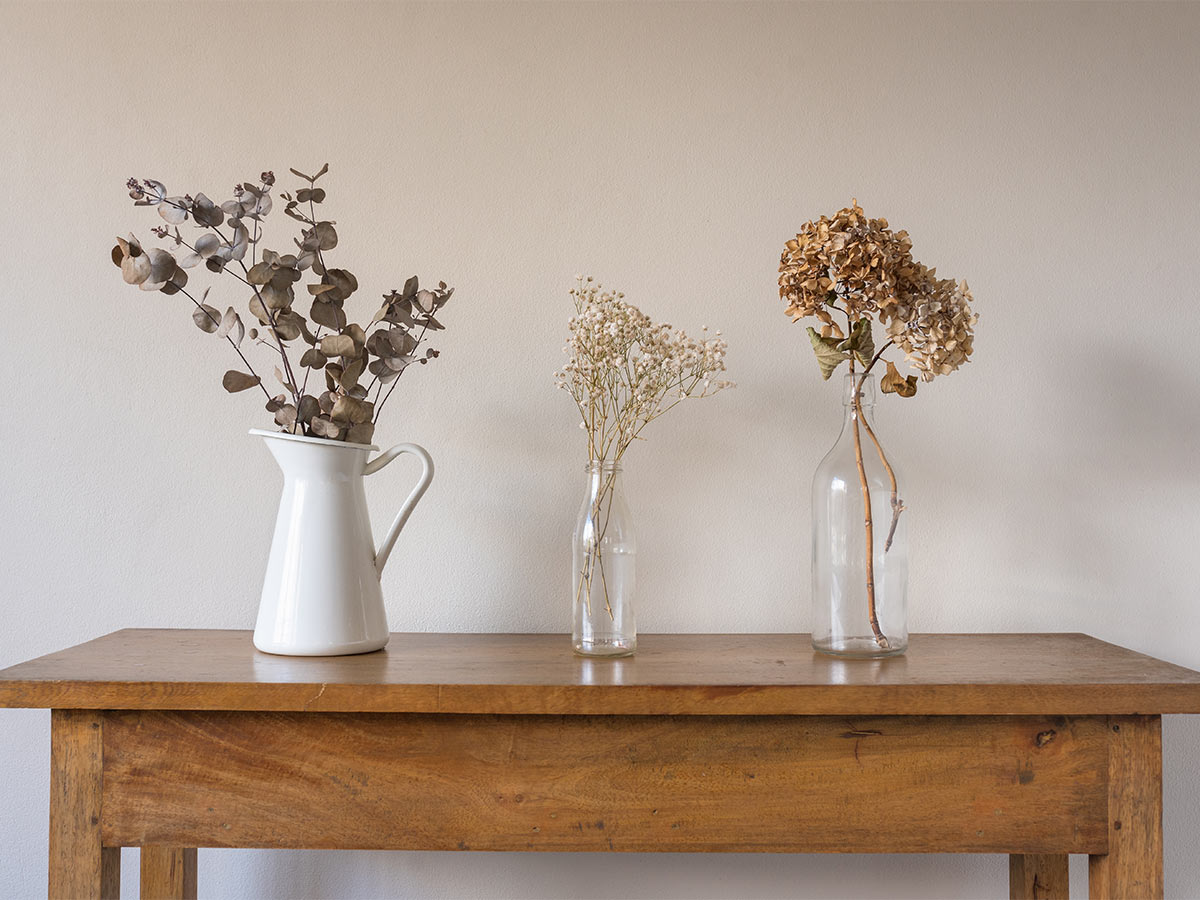 Using Alcohol Bottles as Decor