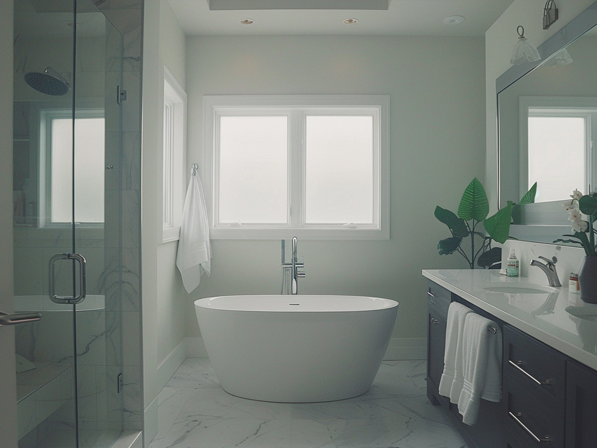 Open Concept Bathrooms