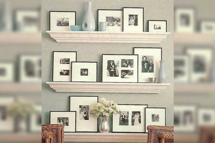 Display old family photos