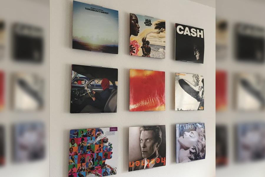 Decorate with old records