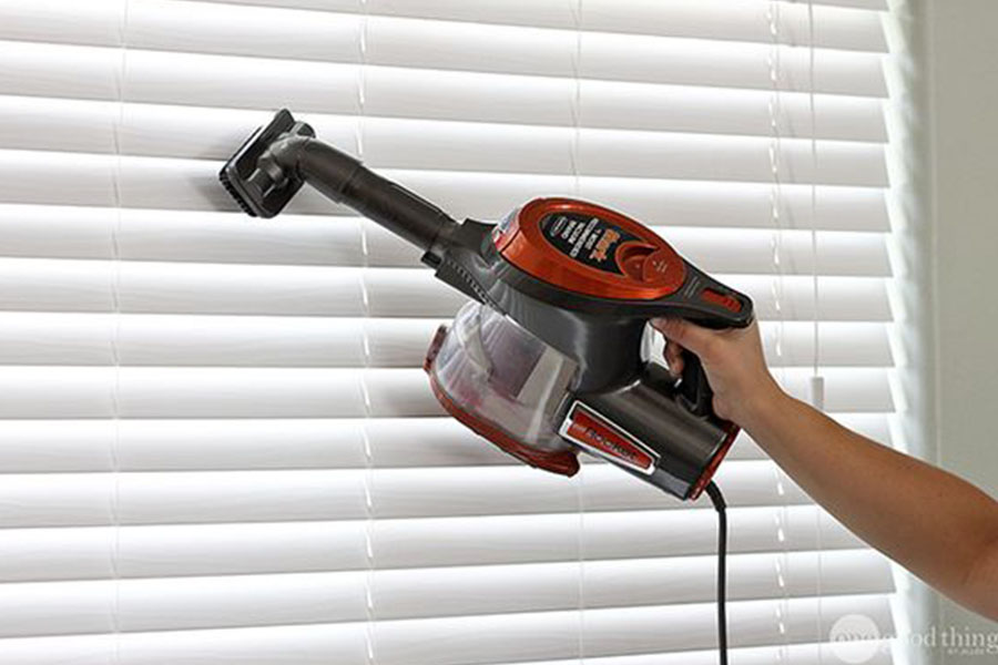 Clean the blinds