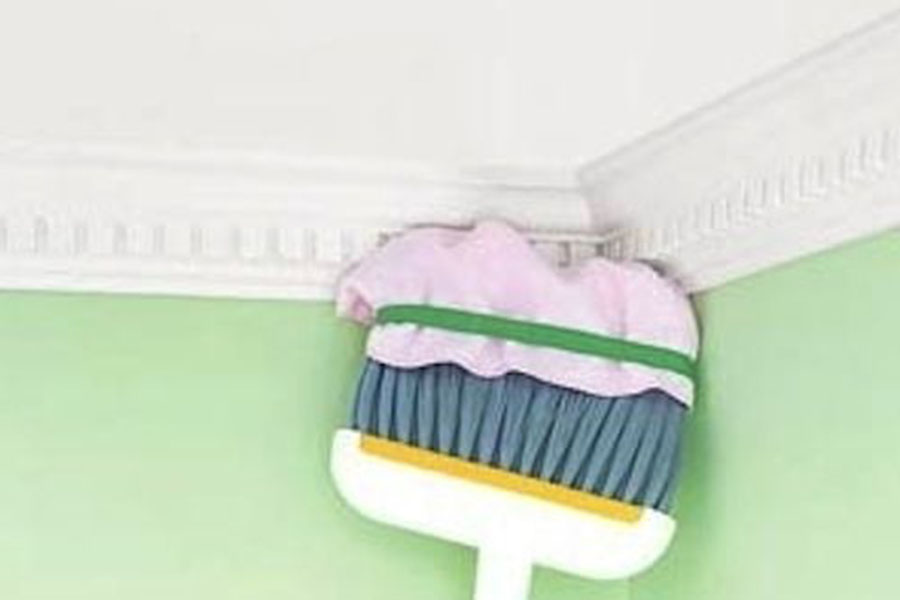 Wash upper wall trim