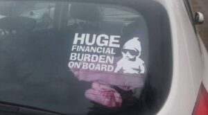 parenting meme decal