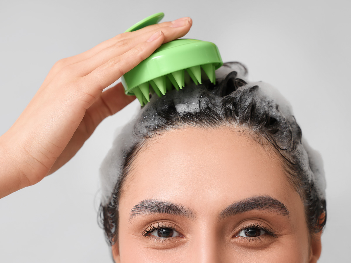 Shampoo the Scalp