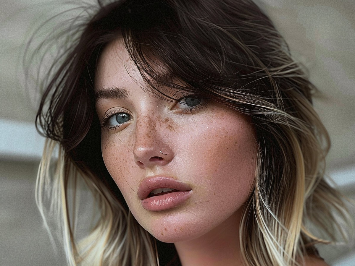 Side Swept, Angled Bangs
