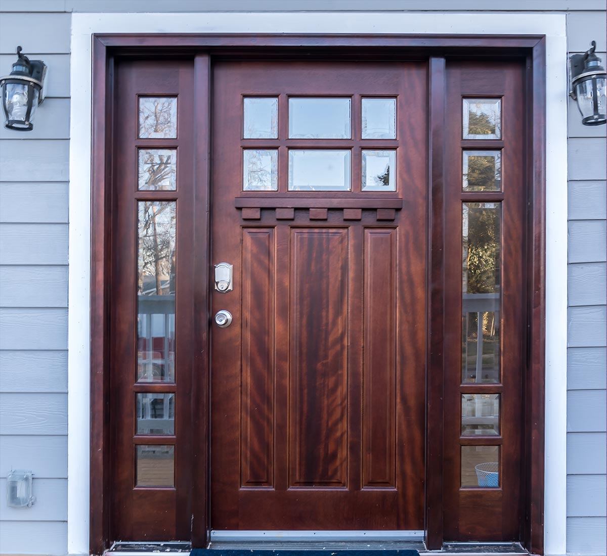 Replacing the front door