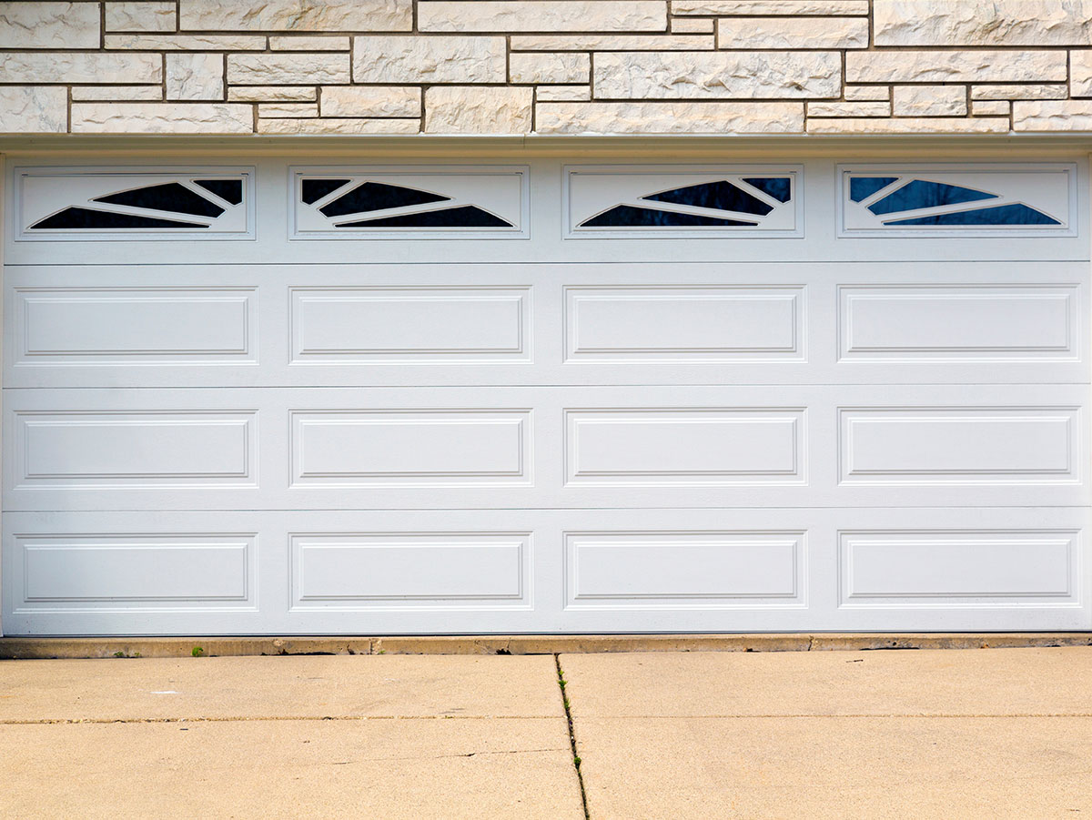 A new garage door