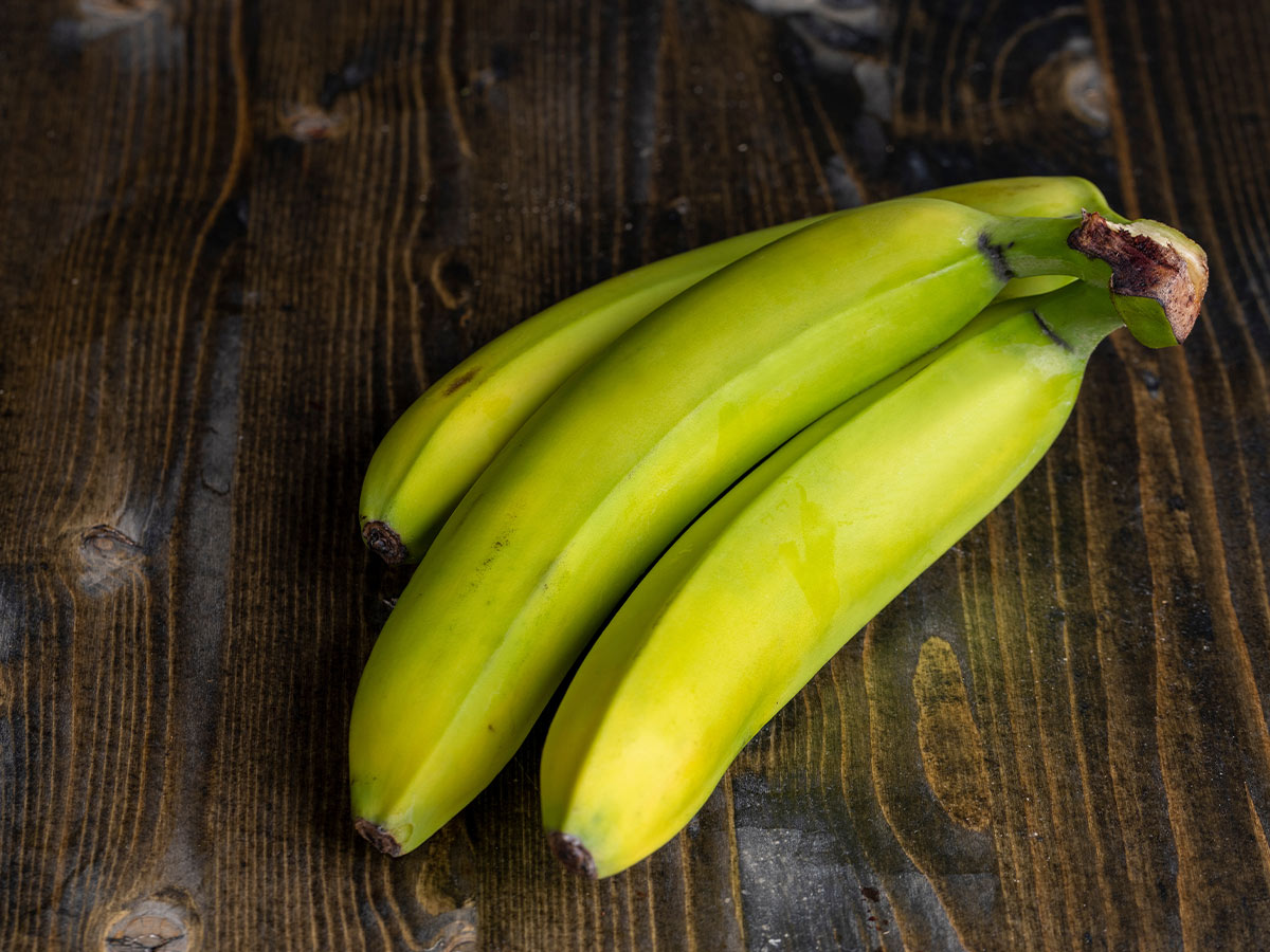 Unripe Bananas