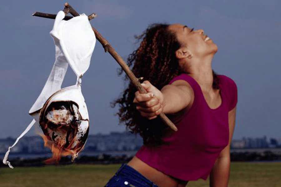 “Burn your bra for spiritual healing.”