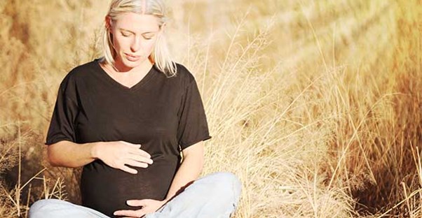 woman in labor