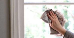 cleaning windows