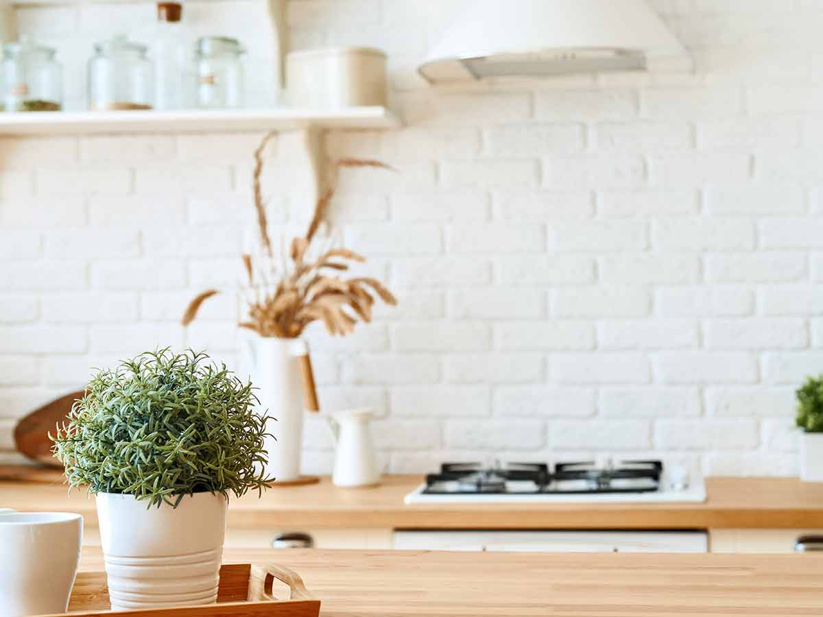 Declutter and Clean the Kitchen Counter