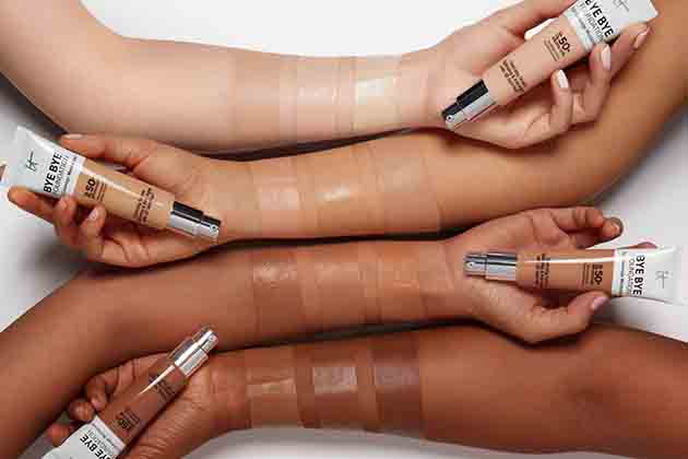 Foundation with High SPF Sunscreen