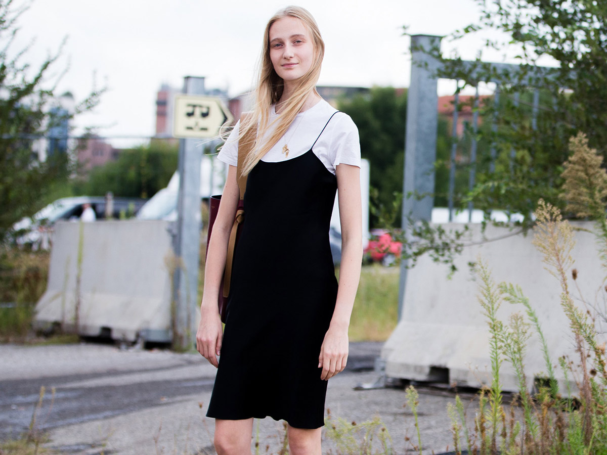 T-Shirts Under Slip Dresses