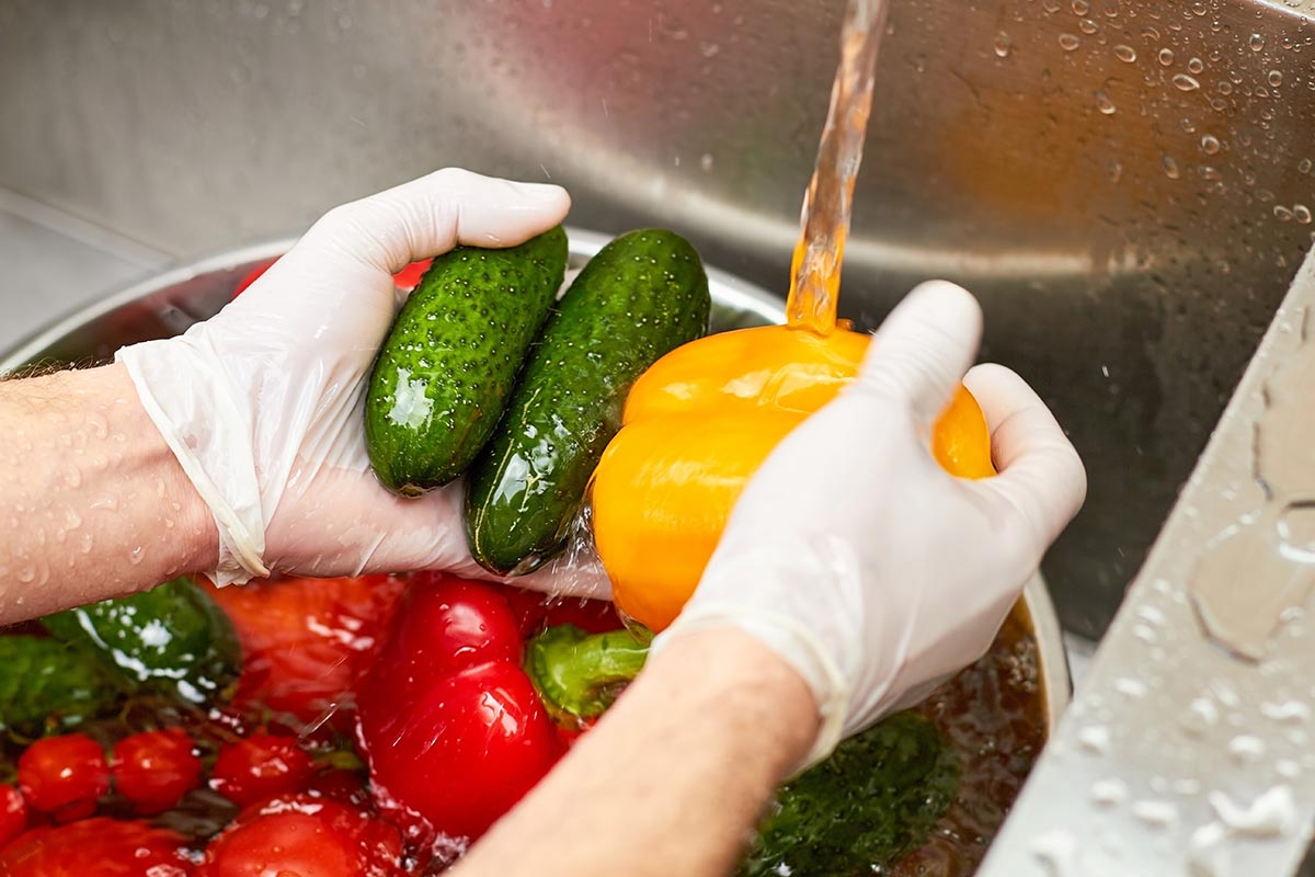 Washing Fruits and Vegetables