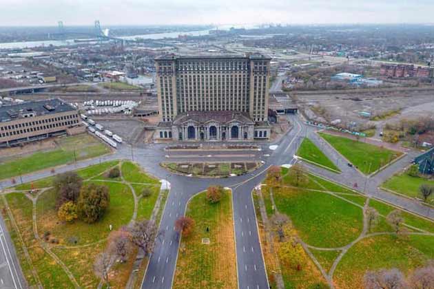 Michigan Central Station. Detroit, Michigan.