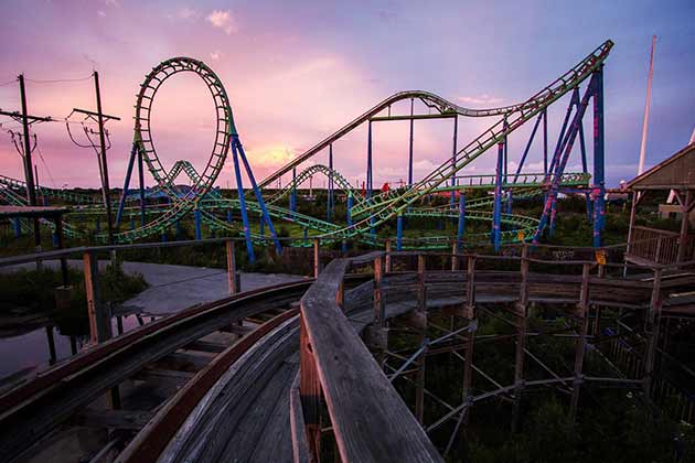 Six Flags. New Orleans, Louisiana.