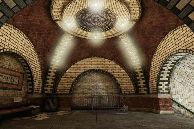 City Hall Subway. NYC, New York.