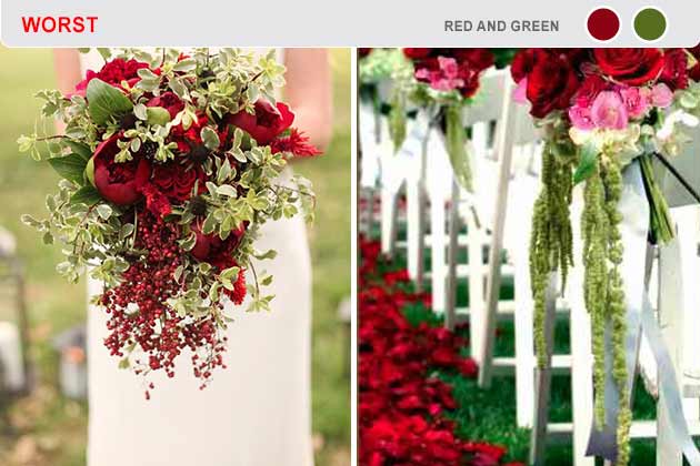 Worst: Green and Red