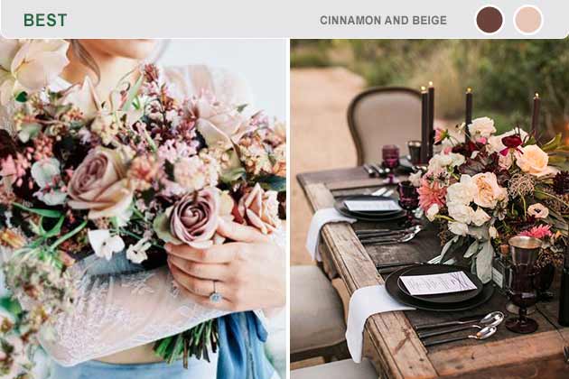 Best: Cinnamon and Beige