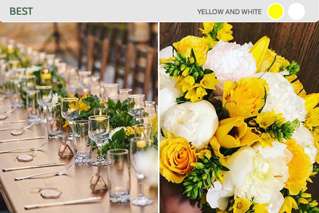 Best: Yellow and White