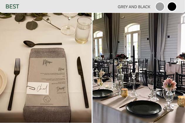 Best: Grey and Black