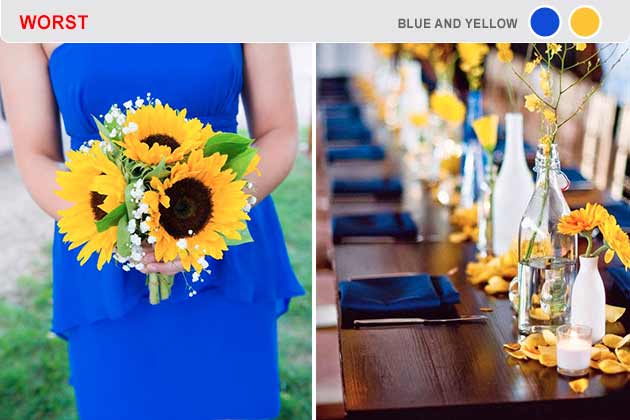 Worst: Blue and Yellow