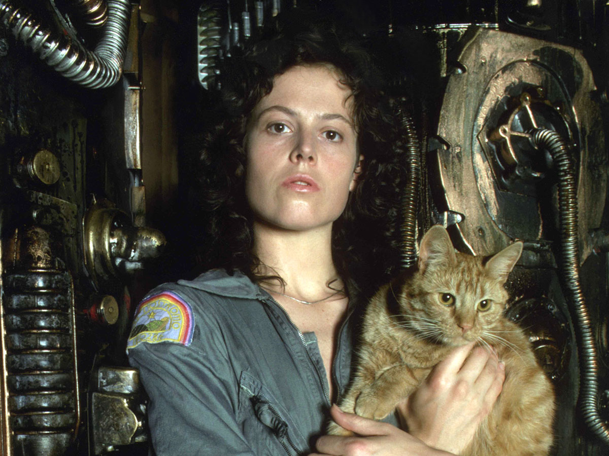 Sigourney Weaver Then