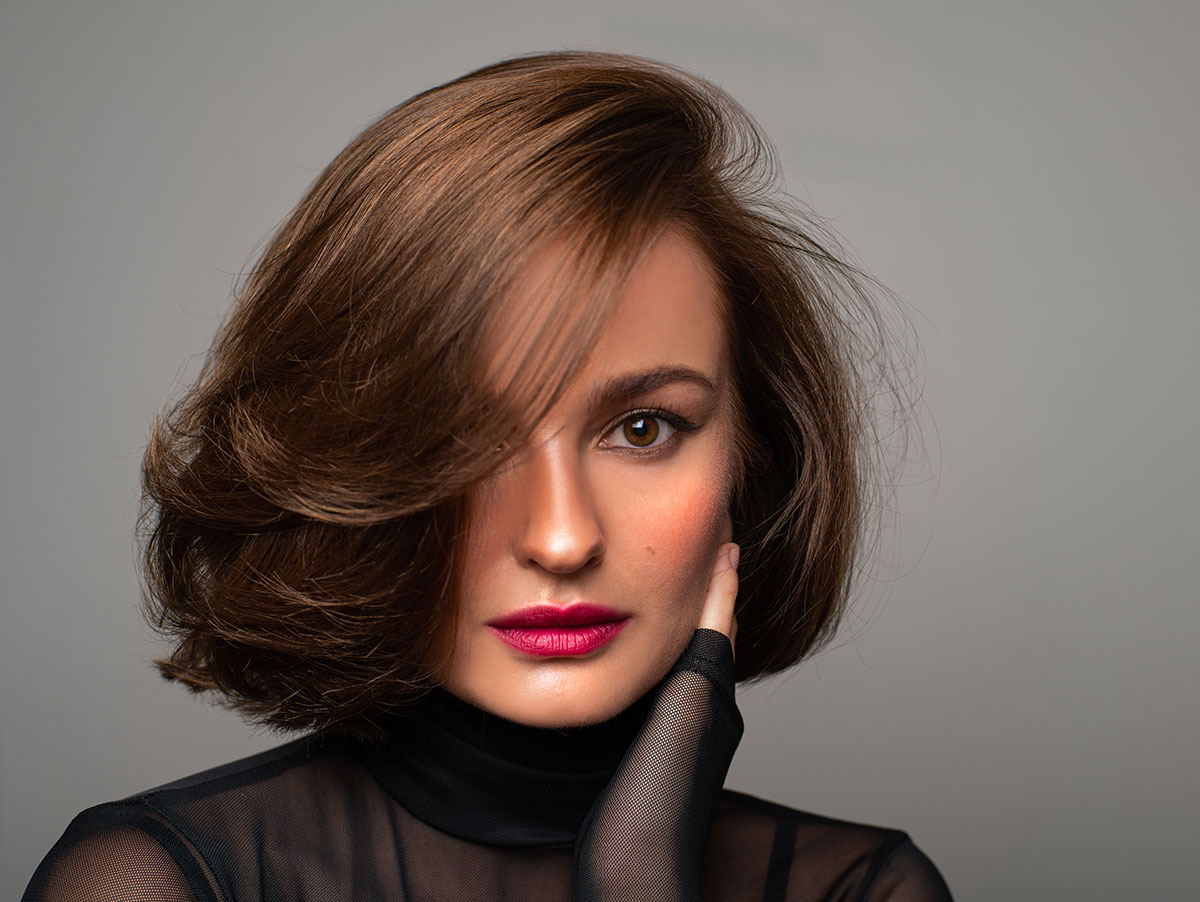 The Bob with Side-Swept Bangs