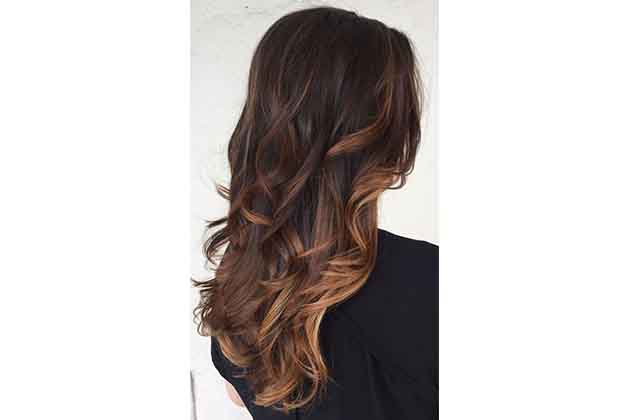 Subtle Fall Brown Balayage