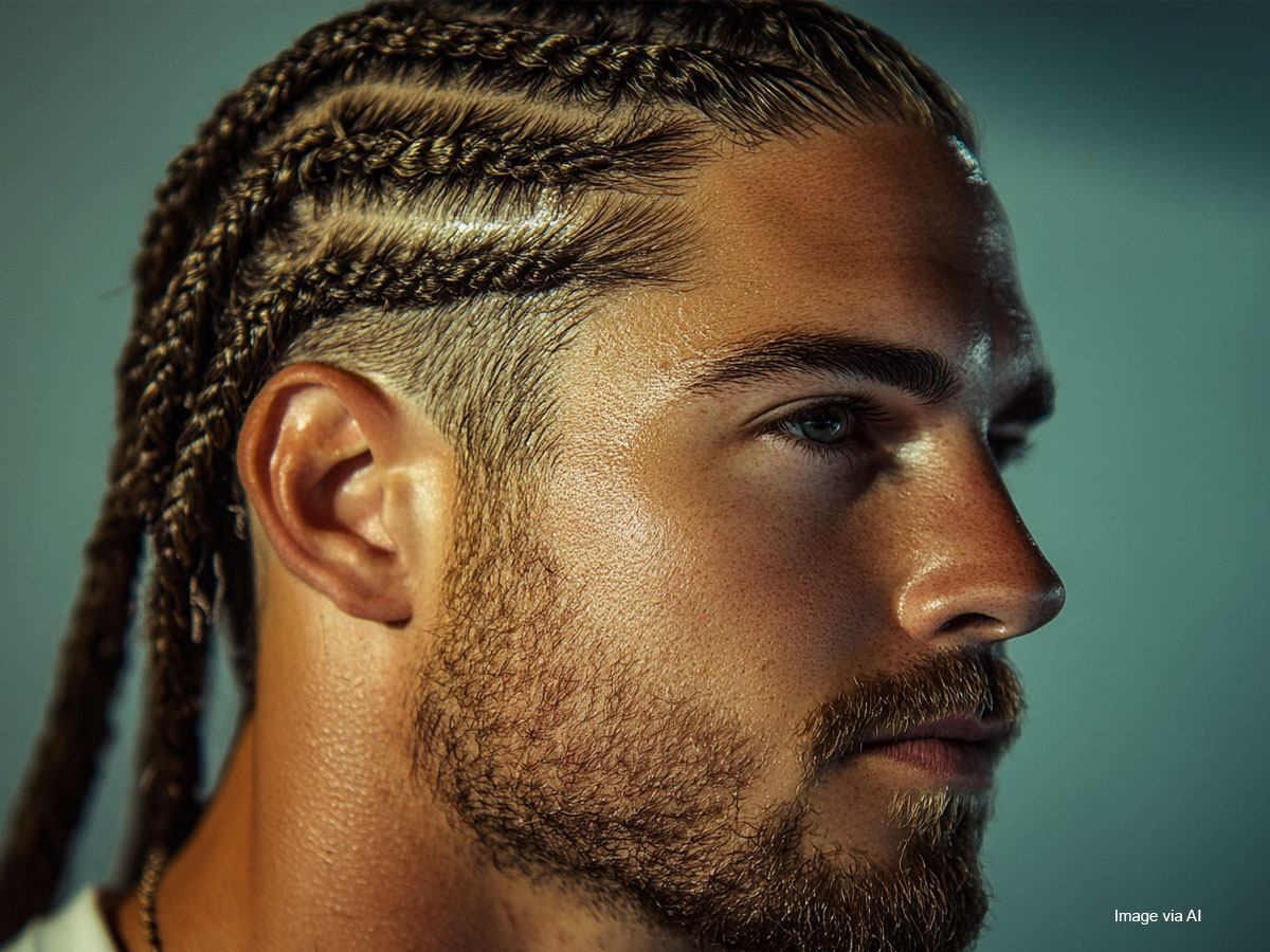 White Guy Cornrows