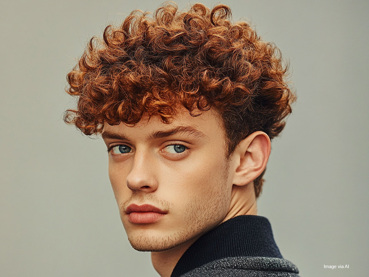 Unnatural Poofy Perm