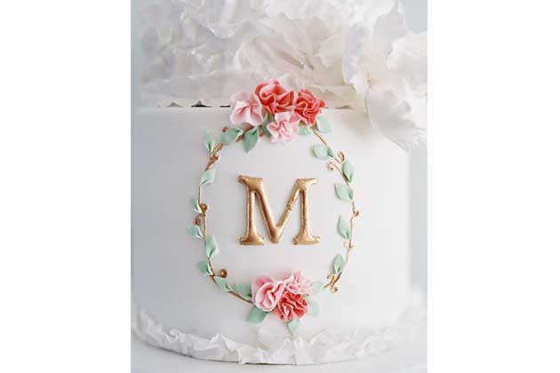 Monogrammed Cakes